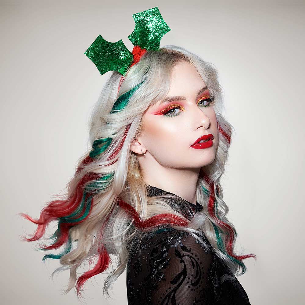 Attitude Hair Dye - Holly Jolly Duo Semipermanente Haarfärbekombination - Rot/Dunkelgrün